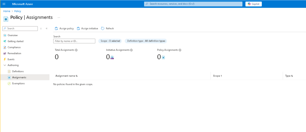 Examples of Built-in Policies