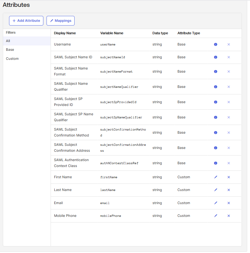 Map Azure AD Attributes to Okta Attributes