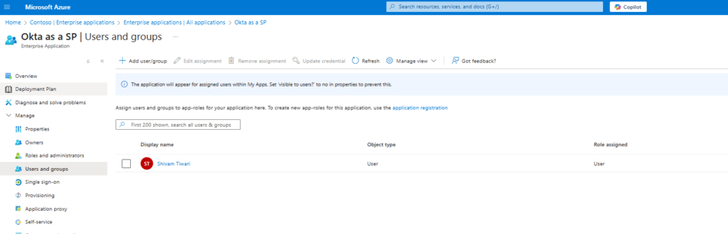 Test Azure AD and Okta SAML Integration