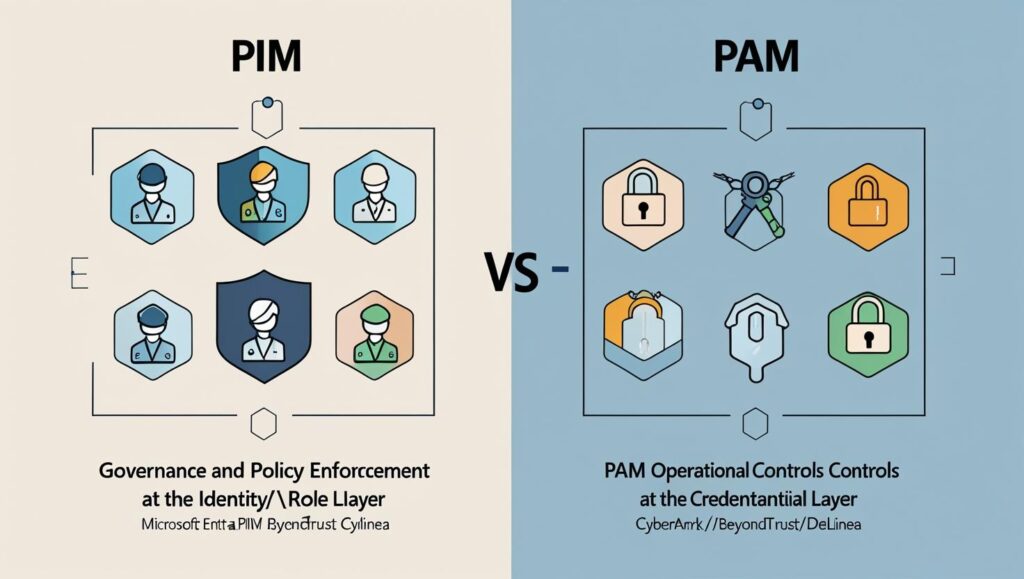 PIM vs PAM — Key differences (short)