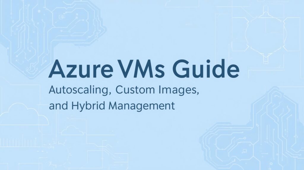 Azure VMs guide: autoscale with VMSS, custom images, and hybrid ...