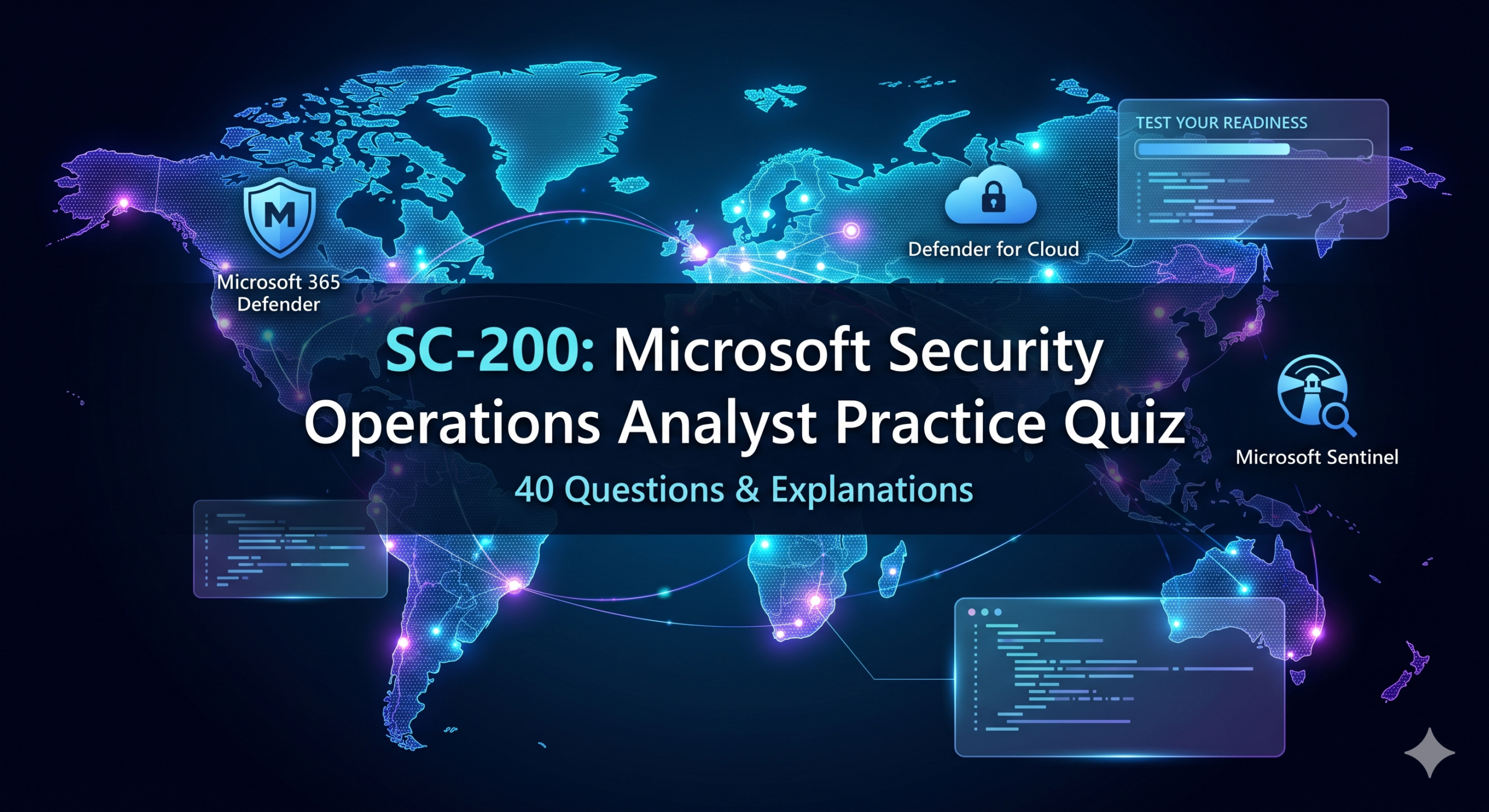 SC-200 Exam Study Guide: 40 Interactive Practice Questions