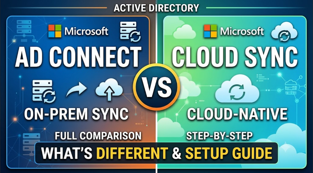 AD Connect vs. Cloud Sync: What's Actually Different - and How to Set Each One Up