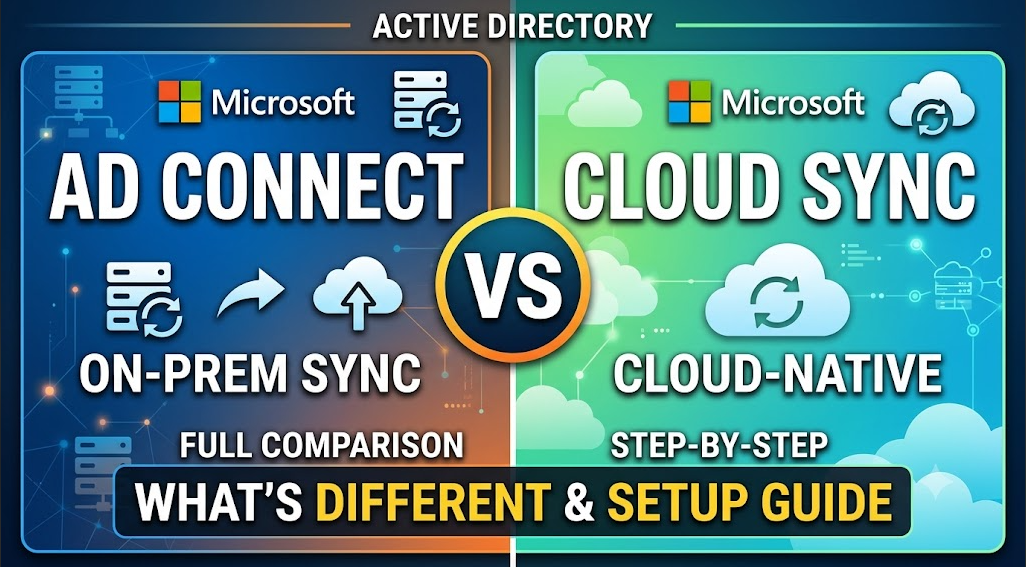 AD Connect vs. Cloud Sync: What's Actually Different - and How to Set Each One Up