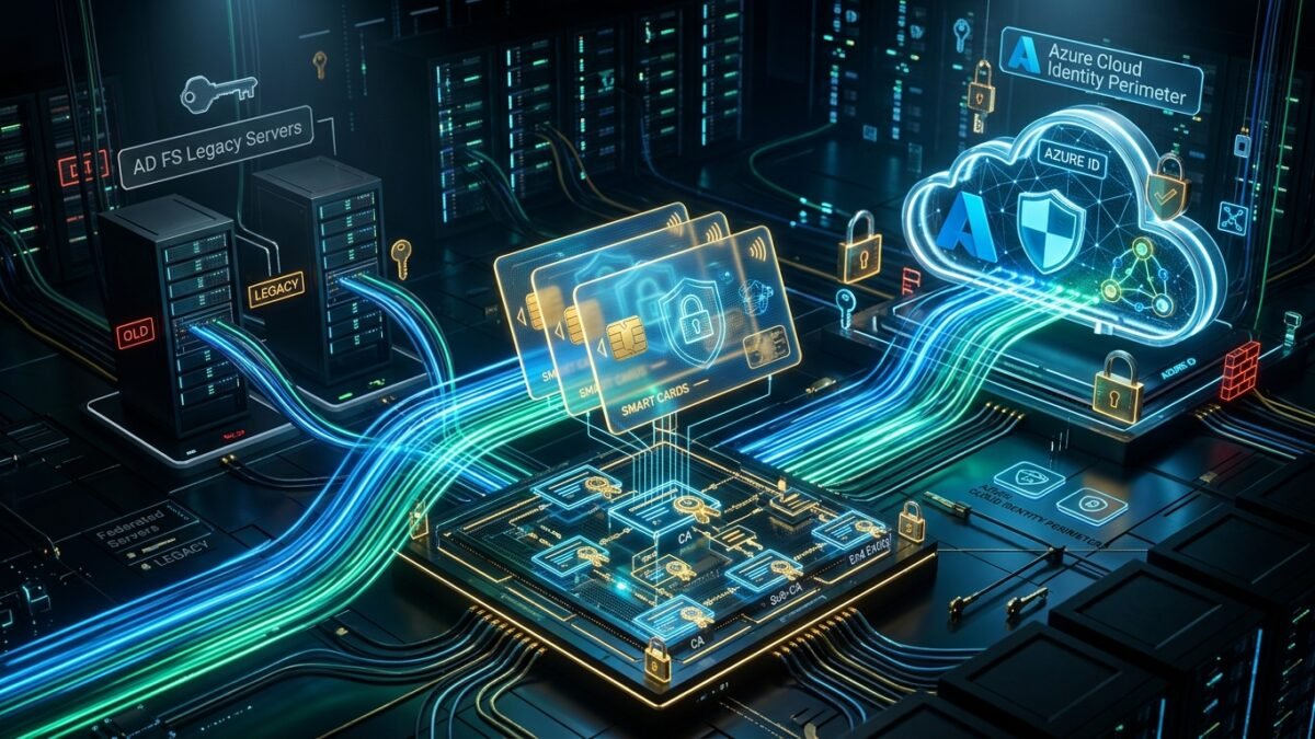 AD FS to Microsoft Entra Certificate-Based Authentication (CBA): Architecture, Smart Card Provisioning & Token Federation Hardening