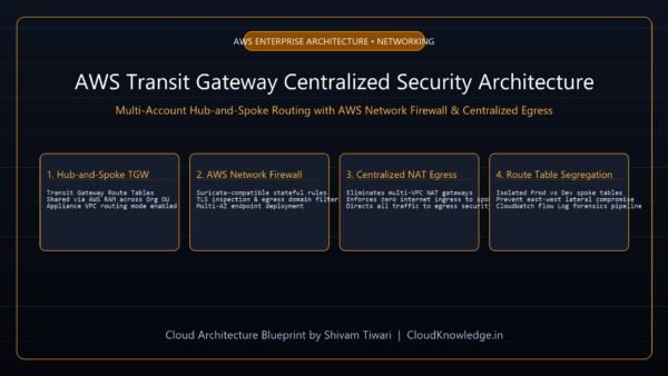 AWS Multi-Account Transit Gateway Security: Centralized Egress Firewalls & Network Firewall Rules