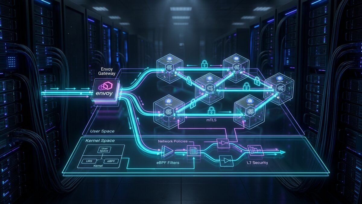 Zero-Trust Kubernetes Ingress Hardening: Cilium CNI eBPF Policies, mTLS Mesh & Gateway API Migration